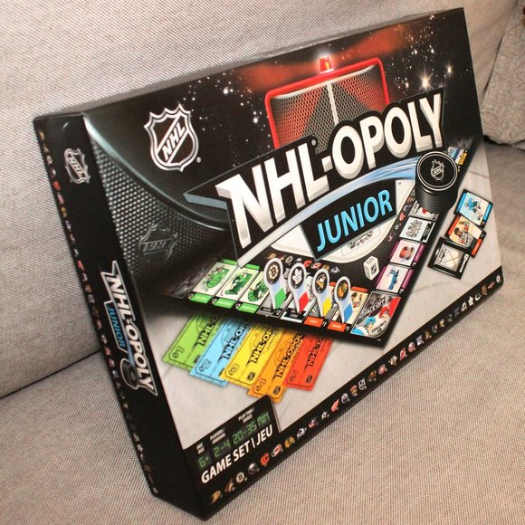 3/$55❤️new NHL-OPOLY Junior hockey board game #41616 Masterpieces - Picture 1 of 4